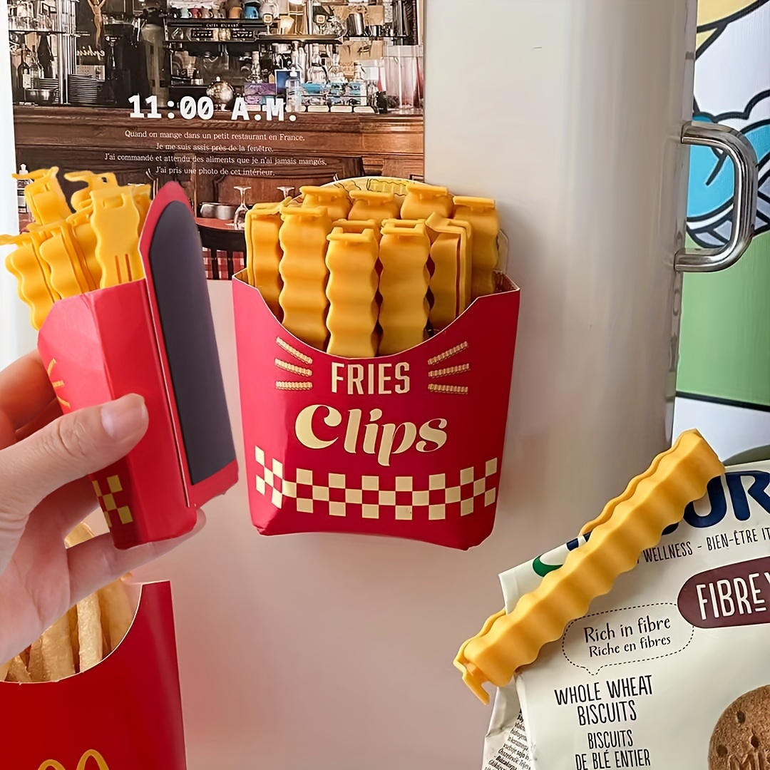 Food Snacks Packets - Clip sigillanti per patatine fritte, 12