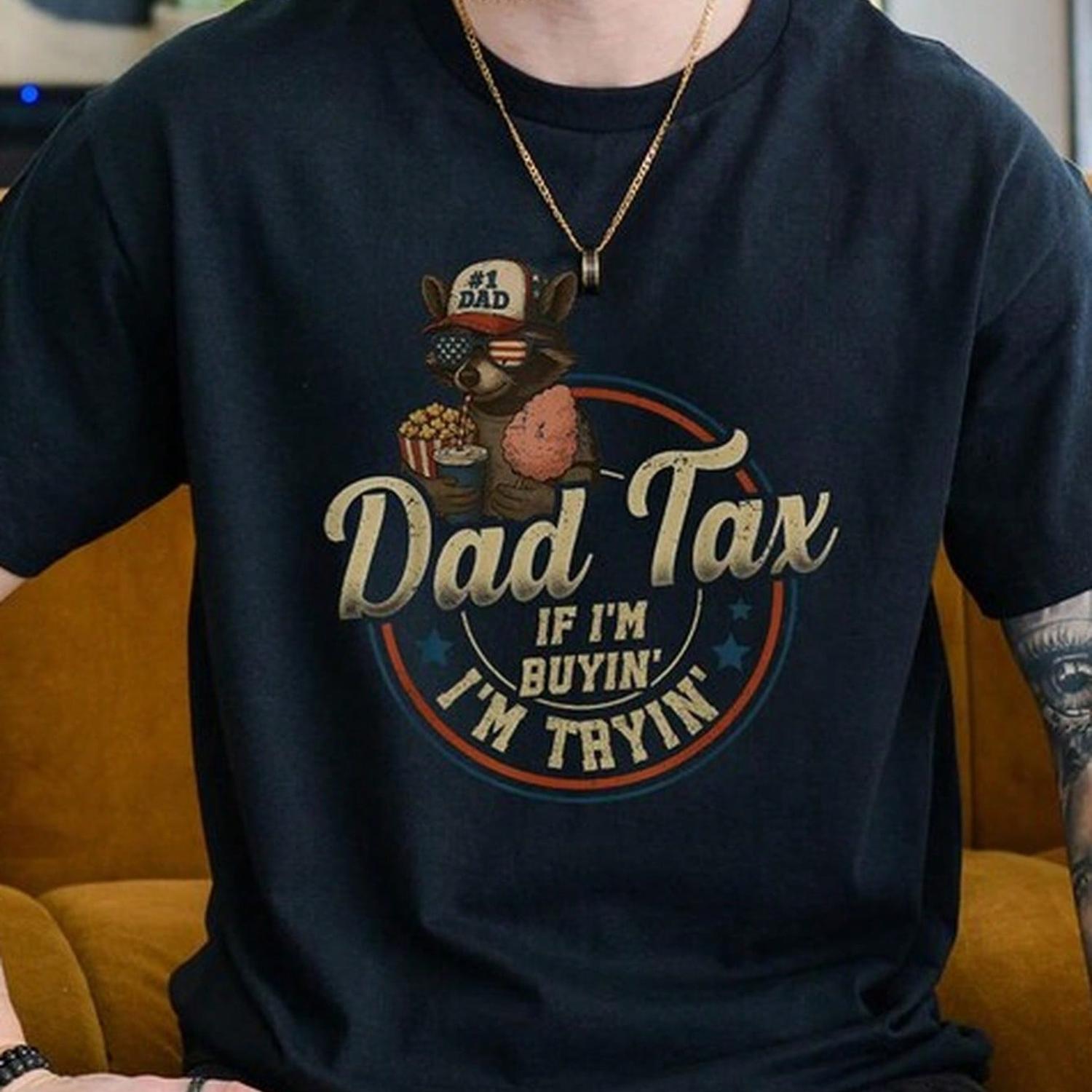 Junk Food Snacks - T-shirt divertente per papà amante degli