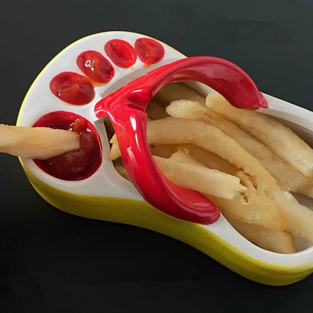 Food Snacks Party - Romanzo piatto per patatine fritte creativo