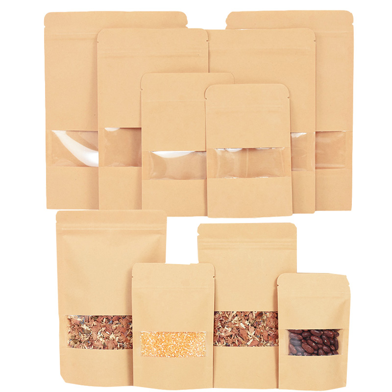 Food Snacks Gifts - 20/50pcs Sacchetti di carta Kraft con