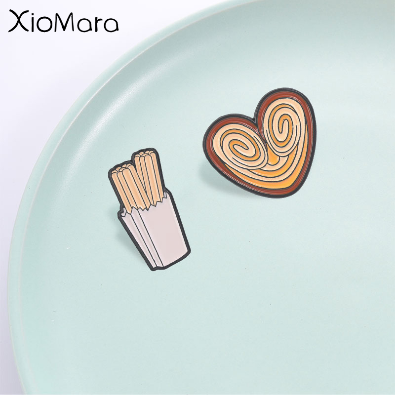 Food Snacks Gifts - Divertente Spilla in Smalto a Tema