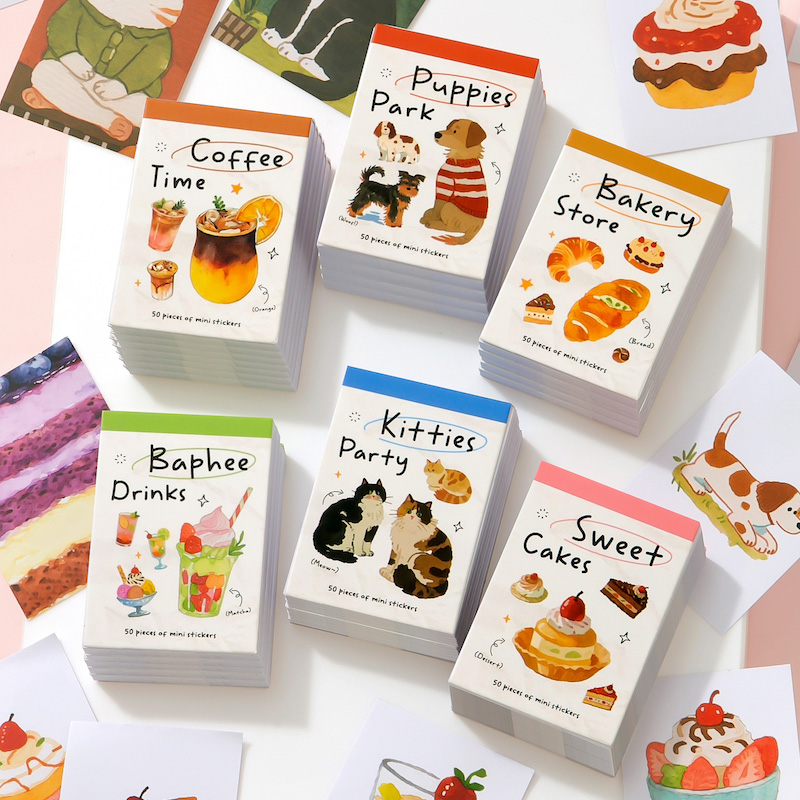 Junk Food Snacks - Libro di Adesivi Tascabile a Tema