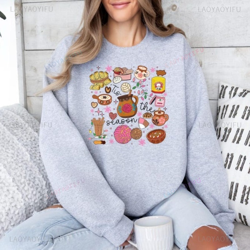 Felpa con cappuccio natalizia  - Xmas Food Snacks recensione e prezzo