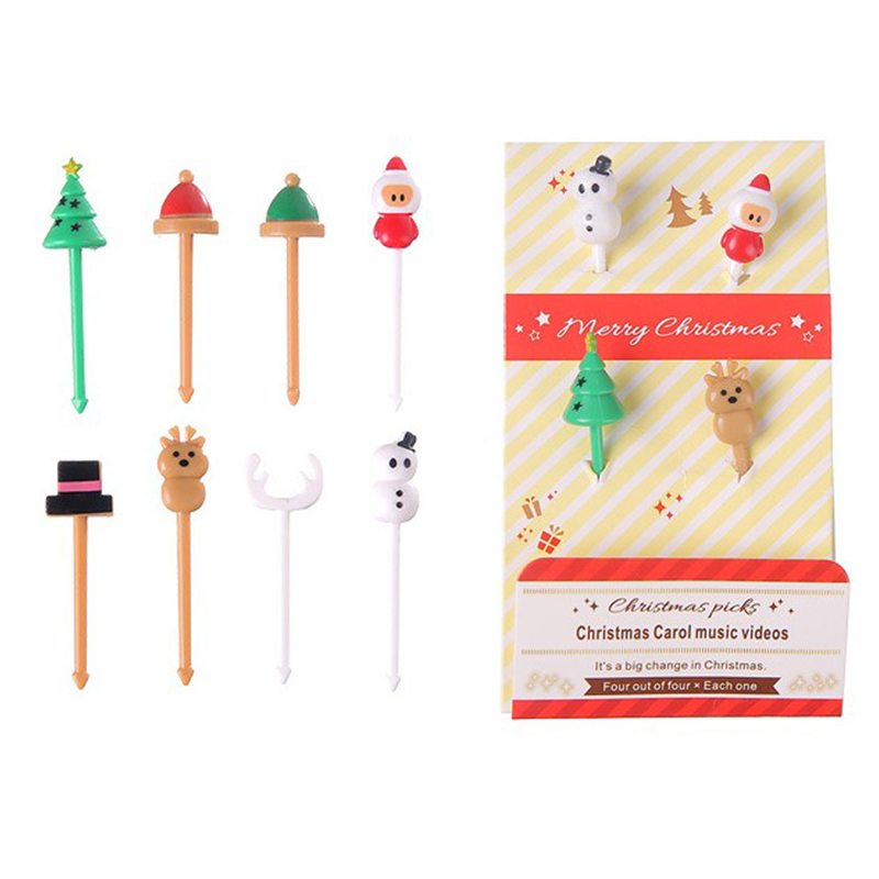 1set Cute Mini Cat Crown Fruit - Xmas Food Snacks recensione e prezzo