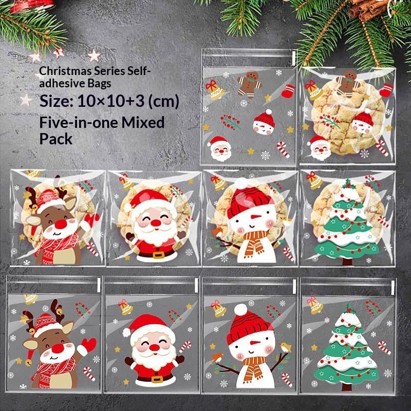 100 Sacchetti Adesivi Traspare - Xmas Food Snacks recensione e prezzo