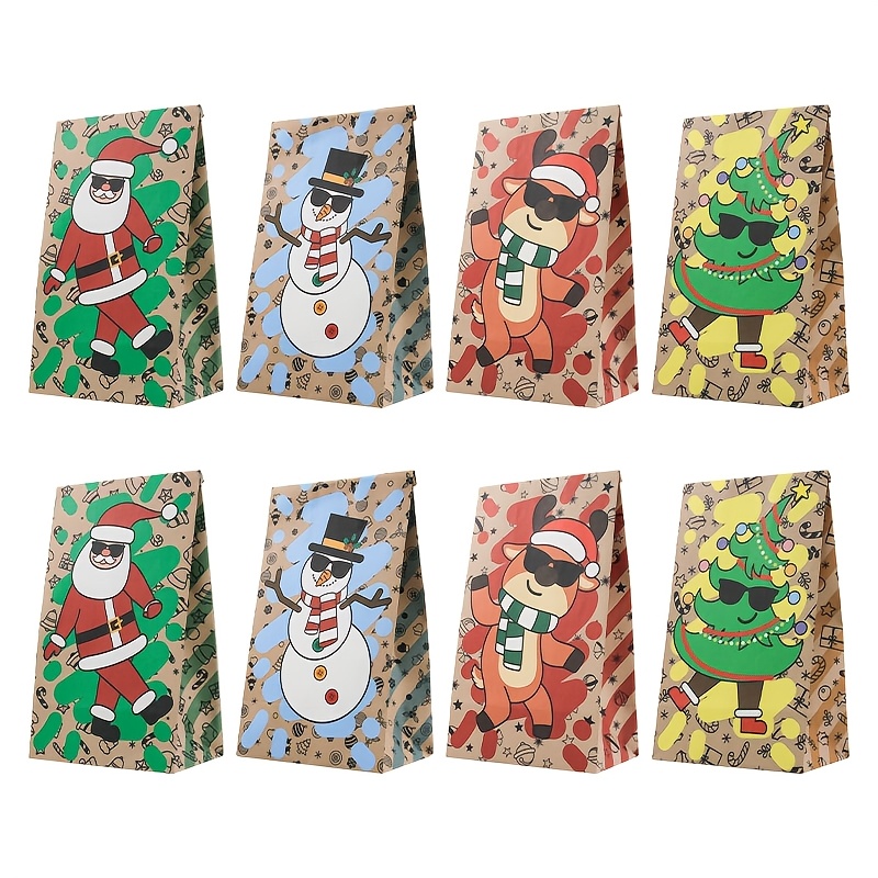 Sacchetti di Carta Natalizi 24 - Xmas Food Snacks recensione e prezzo
