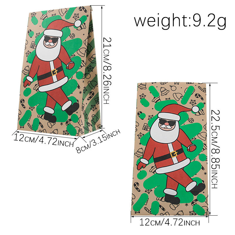 Sacchetti di Carta Natalizi 24 - Xmas Food Snacks recensione e prezzo