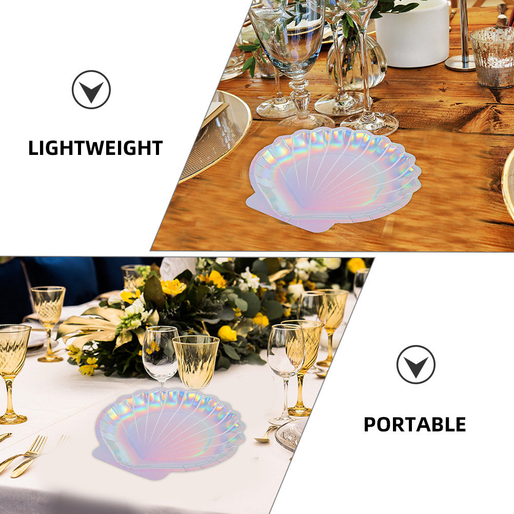 16 Piatti Monouso a Forma di C - Food Snacks Party recensione e prezzo