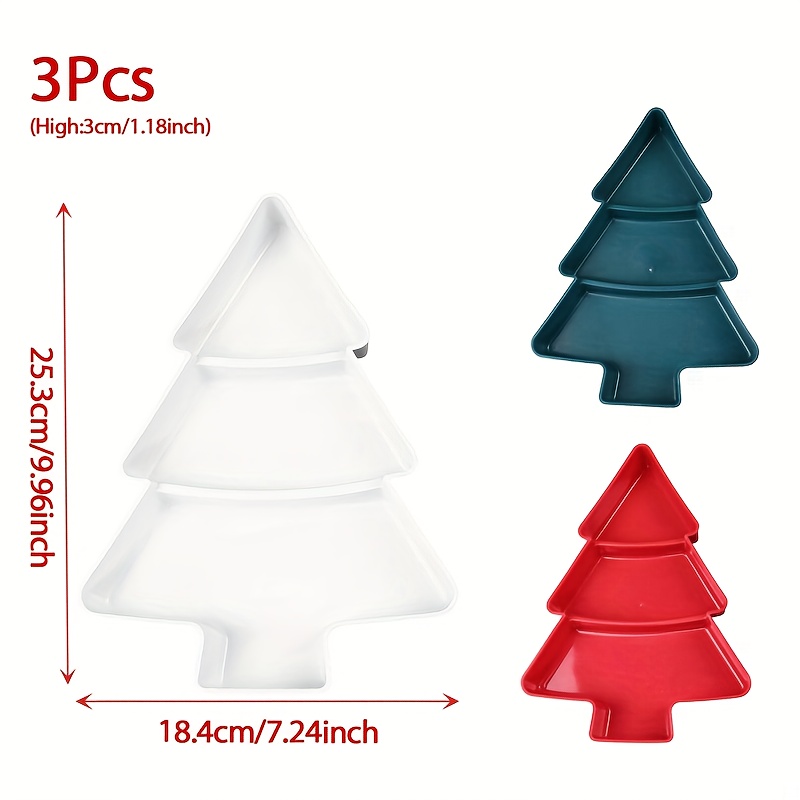 3 pezzi albero di Natale decor - Xmas Food Snacks recensione e prezzo
